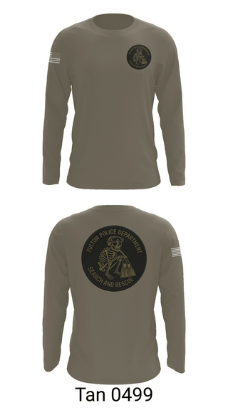 Long Sleeve Performance Shirt, Fulton (IL) Police (SAR), Police, Teamtime, Team time, sublimation, custom sports apparel, team uniforms, spirit wear, spiritwear, sports uniforms, custom shirts, team store, custom team store, fundraiser sports, apparel fundraiser