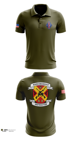 Short Sleeve Performance Polo, FMTC Division School, Marines, Teamtime, Team time, sublimation, custom sports apparel, team uniforms, spirit wear, spiritwear, sports uniforms, custom shirts, team store, custom team store, fundraiser sports, apparel fundraiser