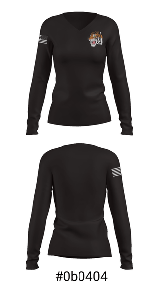 Women's Long Sleeve Vneck Shirt, Walnut Hill Elementary School, Spirit Store, Teamtime, Team time, sublimation, custom sports apparel, team uniforms, spirit wear, spiritwear, sports uniforms, custom shirts, team store, custom team store, fundraiser sports, apparel fundraiser