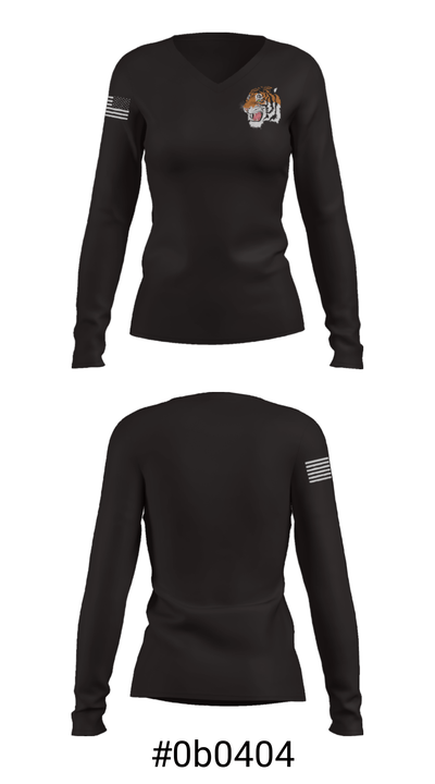 Walnut Hill Elementary School 92432743 Women's Long Sleeve V-neck Shirt - 20