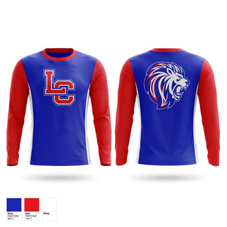 Long Sleeve Performance Shirt, Lewis County Lions, , Teamtime, Team time, sublimation, custom sports apparel, team uniforms, spirit wear, spiritwear, sports uniforms, custom shirts, team store, custom team store, fundraiser sports, apparel fundraiser