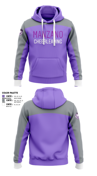 Manzano Monarchs 3701544 Hoodie - 1