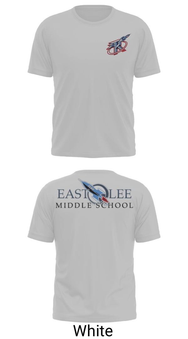 Short Sleeve Performance Shirt, East Lee Middle School, Spirit Store, Teamtime, Team time, sublimation, custom sports apparel, team uniforms, spirit wear, spiritwear, sports uniforms, custom shirts, team store, custom team store, fundraiser sports, apparel fundraiser