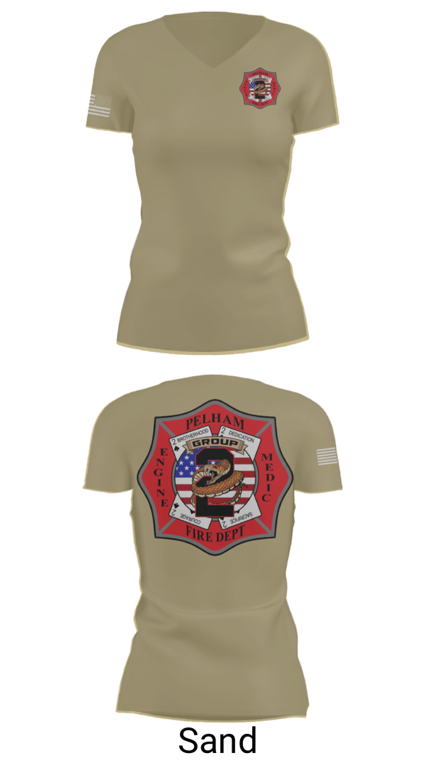 Women's Short Sleeve Vneck Shirt, Group 2, Fire Department, Teamtime, Team time, sublimation, custom sports apparel, team uniforms, spirit wear, spiritwear, sports uniforms, custom shirts, team store, custom team store, fundraiser sports, apparel fundraiser