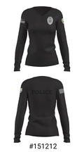 TAYLORSVILLE POLICE DEPARTMENT 5910107 Women's Long Sleeve V-neck Shirt - 7