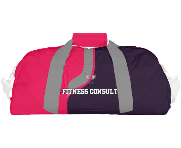 Duffle Bag, DK Fitness Consulting, , Teamtime, Team time, sublimation, custom sports apparel, team uniforms, spirit wear, spiritwear, sports uniforms, custom shirts, team store, custom team store, fundraiser sports, apparel fundraiser