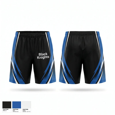 Black Knights Athletic Shorts With Pockets - 1