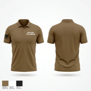 Short Sleeve Performance Polo, 482 Security Forces Squadron, Air Force, Teamtime, Team time, sublimation, custom sports apparel, team uniforms, spirit wear, spiritwear, sports uniforms, custom shirts, team store, custom team store, fundraiser sports, apparel fundraiser