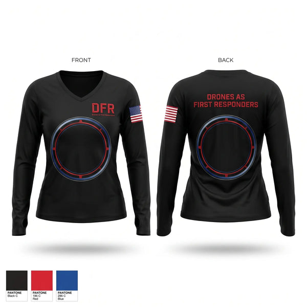 Old School Cotton Feel Shirt, Drones as First Responders, Police, Teamtime, Team time, sublimation, custom sports apparel, team uniforms, spirit wear, spiritwear, sports uniforms, custom shirts, team store, custom team store, fundraiser sports, apparel fundraiser