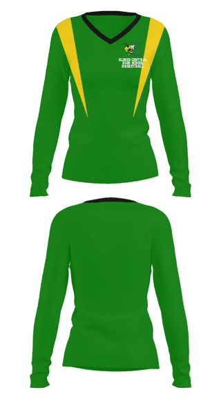Women's Long Sleeve Vneck Shirt, Eldred Central High School Basketball, Men's Basketball, Teamtime, Team time, sublimation, custom sports apparel, team uniforms, spirit wear, spiritwear, sports uniforms, custom shirts, team store, custom team store, fundraiser sports, apparel fundraiser