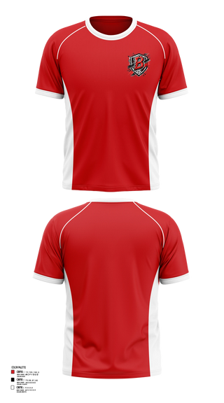Short Sleeve Performance Shirt, BREMEN HIGH SCHOOL, Men's Soccer, Teamtime, Team time, sublimation, custom sports apparel, team uniforms, spirit wear, spiritwear, sports uniforms, custom shirts, team store, custom team store, fundraiser sports, apparel fundraiser