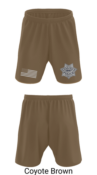 Athletic Shorts With Pockets, Coalinga Police Department, Police, Teamtime, Team time, sublimation, custom sports apparel, team uniforms, spirit wear, spiritwear, sports uniforms, custom shirts, team store, custom team store, fundraiser sports, apparel fundraiser