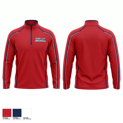 Derby City Underdogs Quarter Zip Jacket - 1
