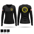 Crime Scene Unit 16675323 Women's Long Sleeve V-neck Shirt - 1