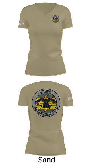 Womens Short Sleeve Vneck Shirt, MICO GSB 5TH GROUP EW PLATOON, , Teamtime, Team time, sublimation, custom sports apparel, team uniforms, spirit wear, spiritwear, sports uniforms, custom shirts, team store, custom team store, fundraiser sports, apparel fundraiser