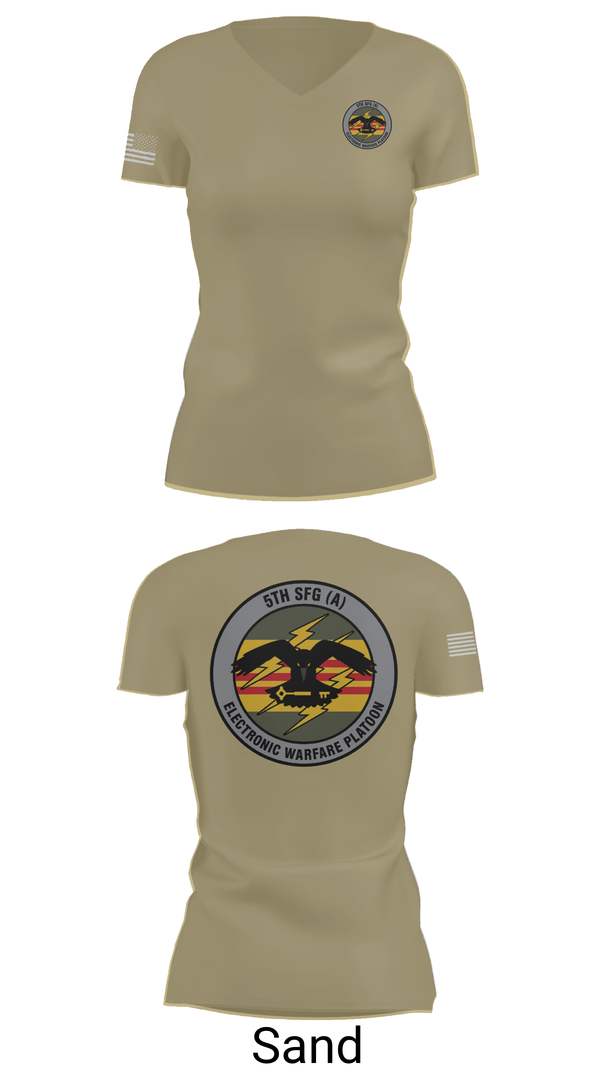 Womens Short Sleeve Vneck Shirt, MICO GSB 5TH GROUP EW PLATOON, , Teamtime, Team time, sublimation, custom sports apparel, team uniforms, spirit wear, spiritwear, sports uniforms, custom shirts, team store, custom team store, fundraiser sports, apparel fundraiser