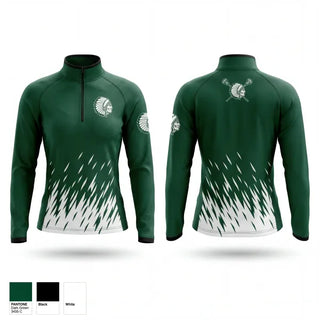 Quarter Zip Jacket, Billerica Indians, Men's Lacrosse, Teamtime, Team time, sublimation, custom sports apparel, team uniforms, spirit wear, spiritwear, sports uniforms, custom shirts, team store, custom team store, fundraiser sports, apparel fundraiser