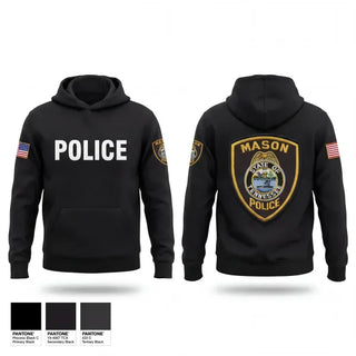 Hoodie, Mason PD, Police, Teamtime, Team time, sublimation, custom sports apparel, team uniforms, spirit wear, spiritwear, sports uniforms, custom shirts, team store, custom team store, fundraiser sports, apparel fundraiser