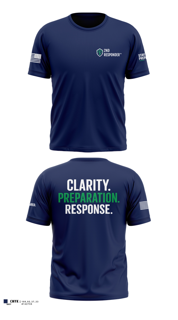 Short Sleeve Performance Shirt, 2ND RESPONDER, , Teamtime, Team time, sublimation, custom sports apparel, team uniforms, spirit wear, spiritwear, sports uniforms, custom shirts, team store, custom team store, fundraiser sports, apparel fundraiser