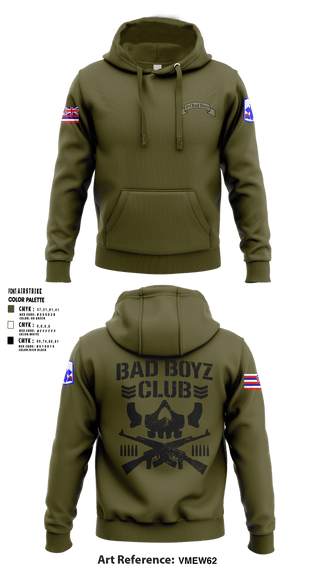 Hoodie, 1-299 Bad Boyz Bullet Club, Men's BasketballArmy, Teamtime, Team time, sublimation, custom sports apparel, team uniforms, spirit wear, spiritwear, sports uniforms, custom shirts, team store, custom team store, fundraiser sports, apparel fundraiser