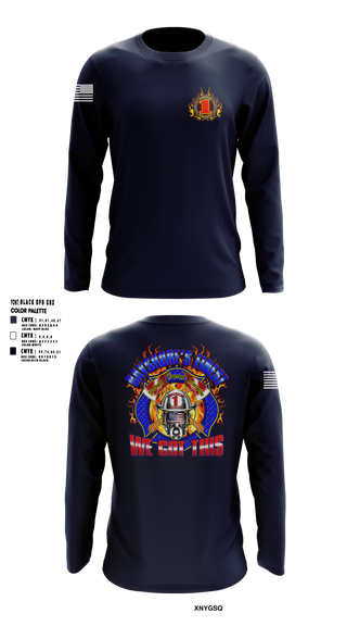 Long Sleeve Performance Shirt, San Leon Volunteer Fire Department, Fire Department, Teamtime, Team time, sublimation, custom sports apparel, team uniforms, spirit wear, spiritwear, sports uniforms, custom shirts, team store, custom team store, fundraiser sports, apparel fundraiser