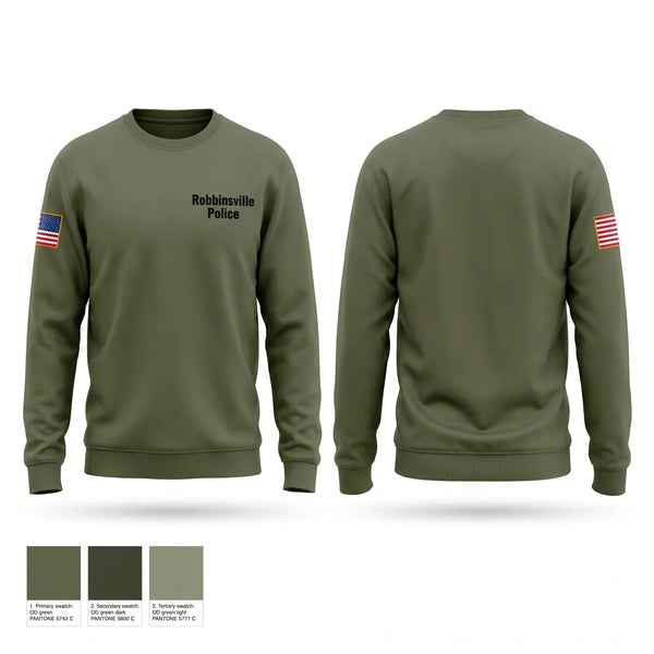 Crew Neck Sweatshirt, Robbinsville Police, Police, Teamtime, Team time, sublimation, custom sports apparel, team uniforms, spirit wear, spiritwear, sports uniforms, custom shirts, team store, custom team store, fundraiser sports, apparel fundraiser
