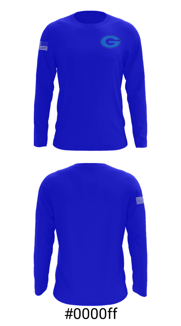 Long Sleeve Performance Shirt, Glasgow High School Basketball, Men's Basketball, Teamtime, Team time, sublimation, custom sports apparel, team uniforms, spirit wear, spiritwear, sports uniforms, custom shirts, team store, custom team store, fundraiser sports, apparel fundraiser