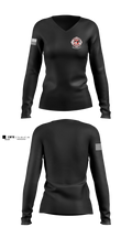 Edinburgh Fire & Rescue Women's Long Sleeve V-neck Shirt - 2