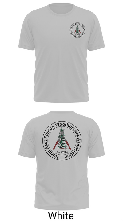 Northeast Florida Woodturning Association 62265388 Old School Cotton Feel Shirt - 10