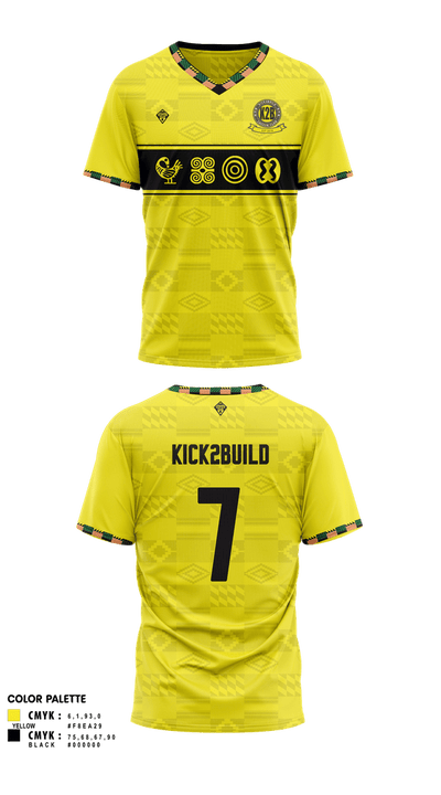 ***Required Kick 2 Build Soccer Club 89318431 Mens Soccer Jersey - 2