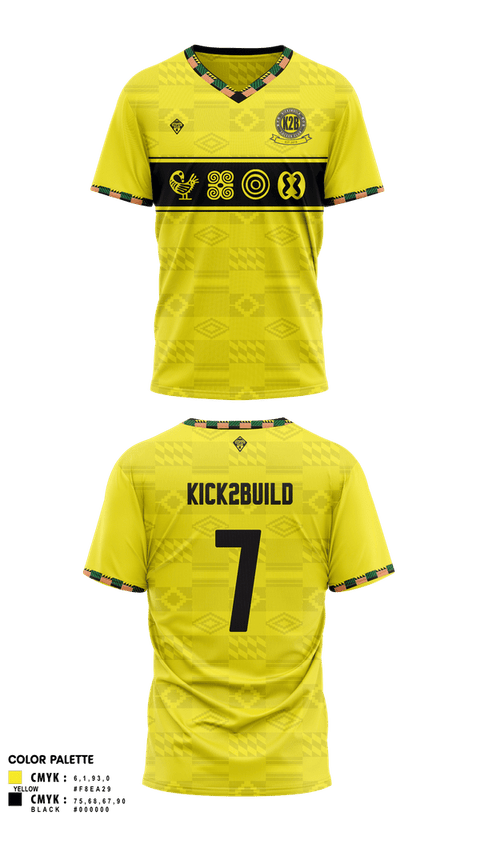Mens Soccer Jersey, Kick 2 Build Soccer Club, Men's Soccer, Teamtime, Team time, sublimation, custom sports apparel, team uniforms, spirit wear, spiritwear, sports uniforms, custom shirts, team store, custom team store, fundraiser sports, apparel fundraiser