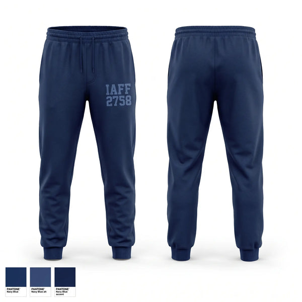 Sweatpants, IAFF 2758, Fire Department, Teamtime, Team time, sublimation, custom sports apparel, team uniforms, spirit wear, spiritwear, sports uniforms, custom shirts, team store, custom team store, fundraiser sports, apparel fundraiser