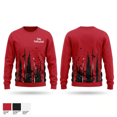 Tide Volleyball Crew Neck Sweatshirt - 2