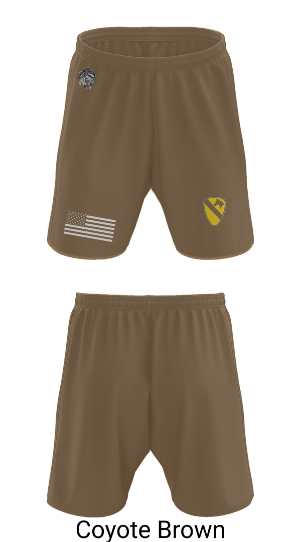 Athletic Shorts With Pockets, 6-9 Cavalry Regiment, , Teamtime, Team time, sublimation, custom sports apparel, team uniforms, spirit wear, spiritwear, sports uniforms, custom shirts, team store, custom team store, fundraiser sports, apparel fundraiser