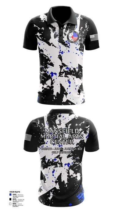 Mansfield Martial Arts Center Short Sleeve Performance Polo - 9