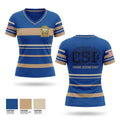 CRIME SCENE UNIT Women's Short Sleeve V-neck Shirt - 1