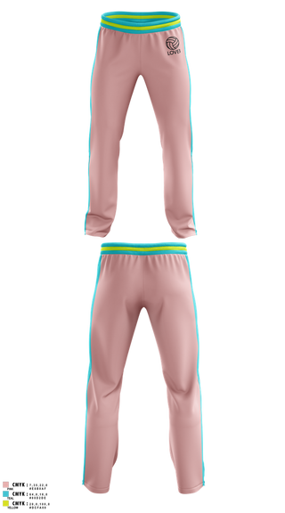 Sweatpants, LOVB, Women's Volleyball, Teamtime, Team time, sublimation, custom sports apparel, team uniforms, spirit wear, spiritwear, sports uniforms, custom shirts, team store, custom team store, fundraiser sports, apparel fundraiser
