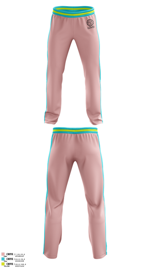 Sweatpants, LOVB, Women's Volleyball, Teamtime, Team time, sublimation, custom sports apparel, team uniforms, spirit wear, spiritwear, sports uniforms, custom shirts, team store, custom team store, fundraiser sports, apparel fundraiser