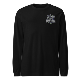 Forge & Barrel Firearms 85618351 Unisex Long Sleeve Tee | Bella + Canvas 3501