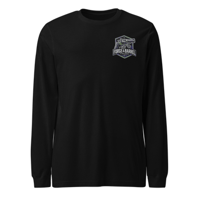 Forge & Barrel Firearms 85618351 Unisex Long Sleeve Tee | Bella + Canvas 3501