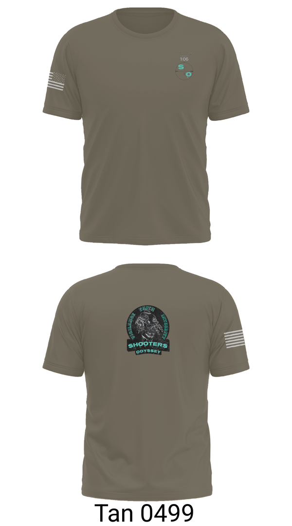 Old School Cotton Feel Shirt, Shooters odyssey, National Guard, Teamtime, Team time, sublimation, custom sports apparel, team uniforms, spirit wear, spiritwear, sports uniforms, custom shirts, team store, custom team store, fundraiser sports, apparel fundraiser