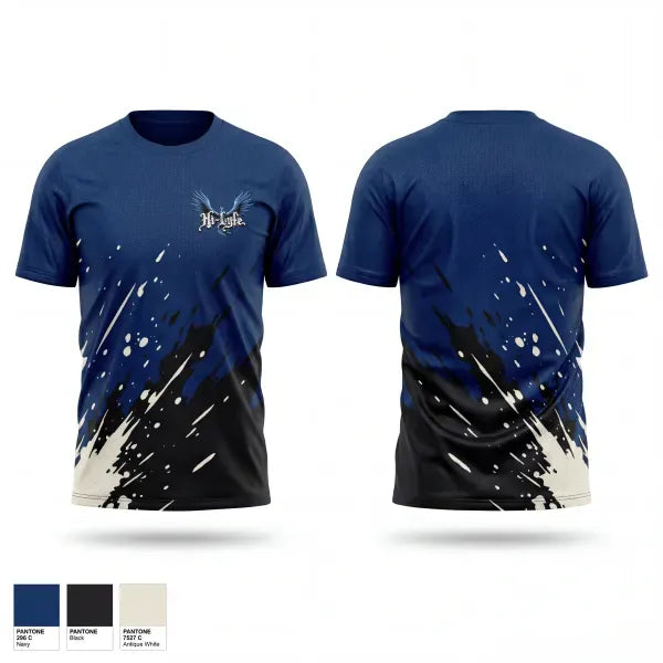 Old School Cotton Feel Shirt, Hi-Lyfe Basketball, Men's Basketball, Teamtime, Team time, sublimation, custom sports apparel, team uniforms, spirit wear, spiritwear, sports uniforms, custom shirts, team store, custom team store, fundraiser sports, apparel fundraiser