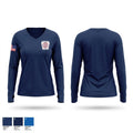 New Bloomfield Fire Co Women's Long Sleeve V-neck Shirt - 1