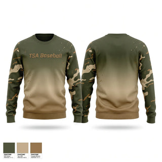 Crew Neck Sweatshirt, TSA Baseball, Baseball, Teamtime, Team time, sublimation, custom sports apparel, team uniforms, spirit wear, spiritwear, sports uniforms, custom shirts, team store, custom team store, fundraiser sports, apparel fundraiser