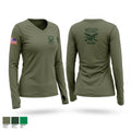 MPD SWAT Women's Long Sleeve V-neck Shirt - 1