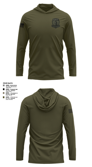 Long Sleeve Performance Shirt with hood, Sheboygan PD ERT, Police, Teamtime, Team time, sublimation, custom sports apparel, team uniforms, spirit wear, spiritwear, sports uniforms, custom shirts, team store, custom team store, fundraiser sports, apparel fundraiser