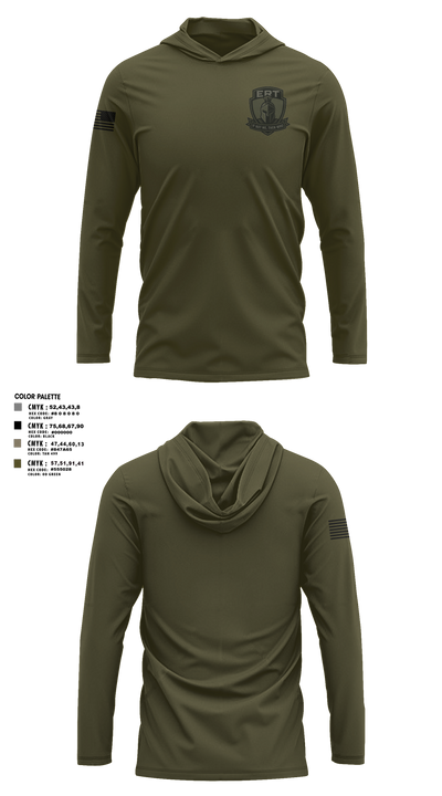 Sheboygan PD ERT Long Sleeve Performance Shirt with hood - 28