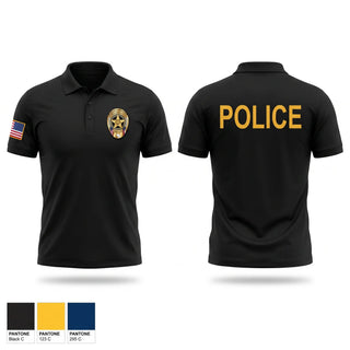 Short Sleeve Performance Polo, Granite Shoals Police Department, Police, Teamtime, Team time, sublimation, custom sports apparel, team uniforms, spirit wear, spiritwear, sports uniforms, custom shirts, team store, custom team store, fundraiser sports, apparel fundraiser