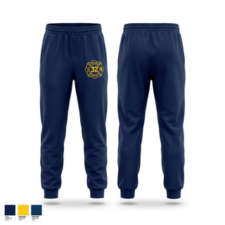 Sweatpants, Engine 32, Fire Department, Teamtime, Team time, sublimation, custom sports apparel, team uniforms, spirit wear, spiritwear, sports uniforms, custom shirts, team store, custom team store, fundraiser sports, apparel fundraiser