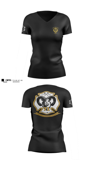 Womens Short Sleeve Vneck Shirt, Sparta Fire/Rescue, Fire Department, Teamtime, Team time, sublimation, custom sports apparel, team uniforms, spirit wear, spiritwear, sports uniforms, custom shirts, team store, custom team store, fundraiser sports, apparel fundraiser